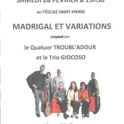 Concert : Madrigal et Variations