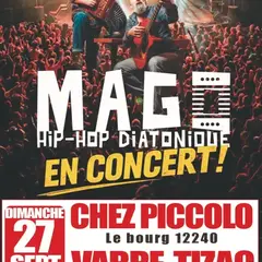 Concert Mago chez Piccolo à Vabre-Tizac