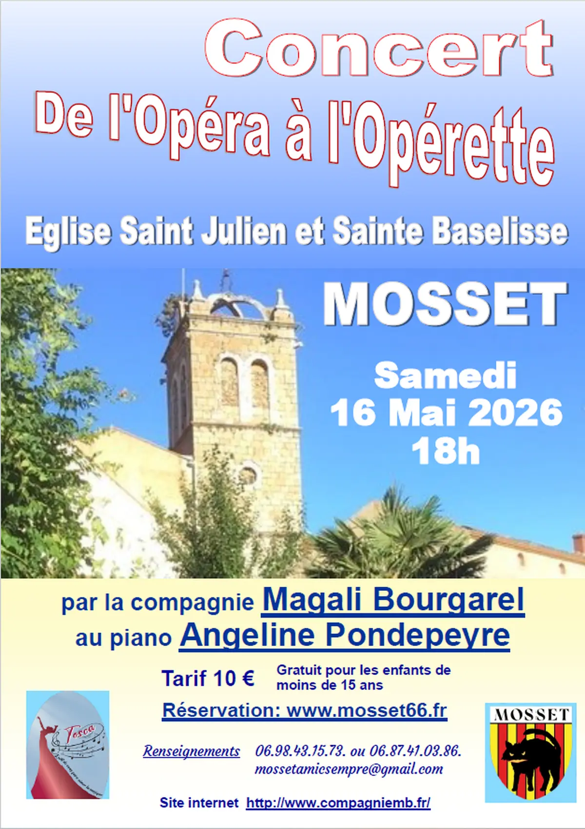 Concert Master Class à Mosset