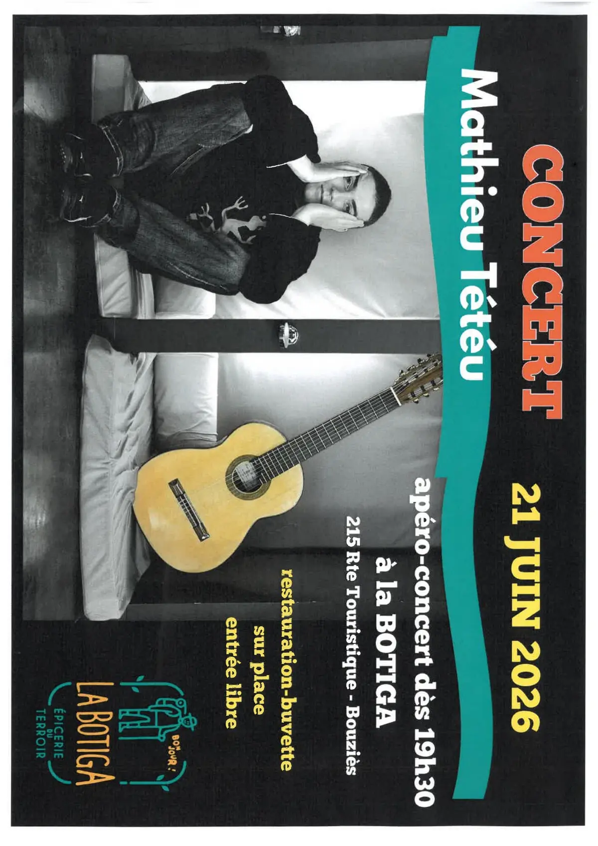 Concert Mathieu Tétéu
