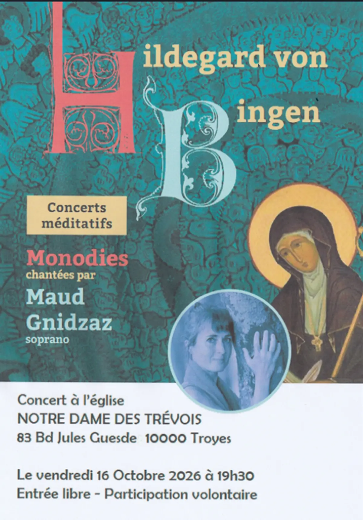 Concert méditatif autour d'Hildegard von Bingen