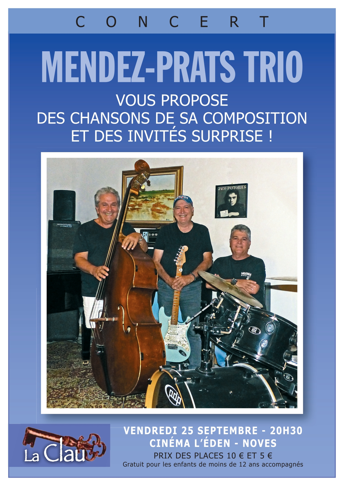Concert Mendez- Prats trio - La Clau