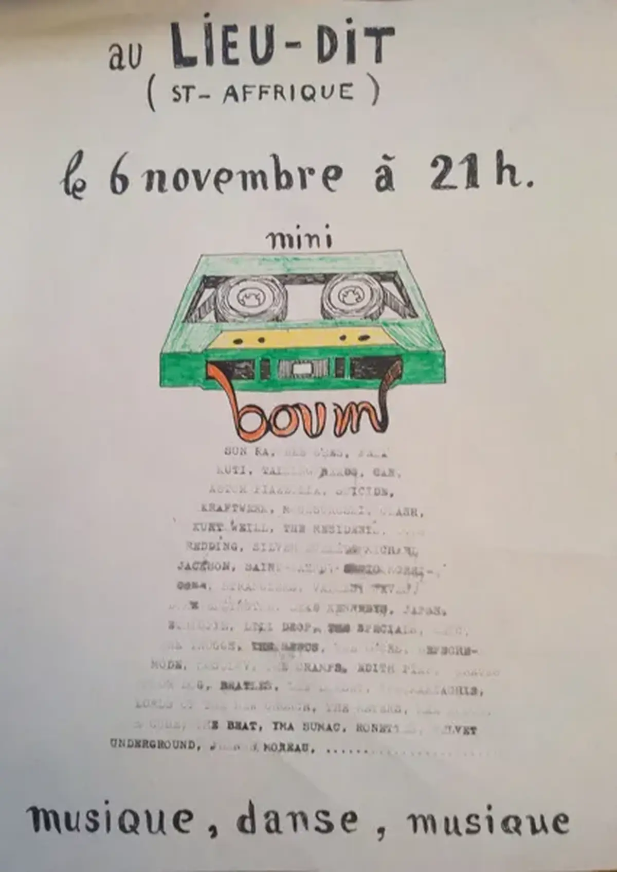 Concert : Mini Boum