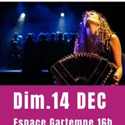 Concert Misa Tango & Piazzolla dans le cadre des Beaux Dimanches de la Ville de Montmorillon. 120 choristes et Fortecello Tango Project