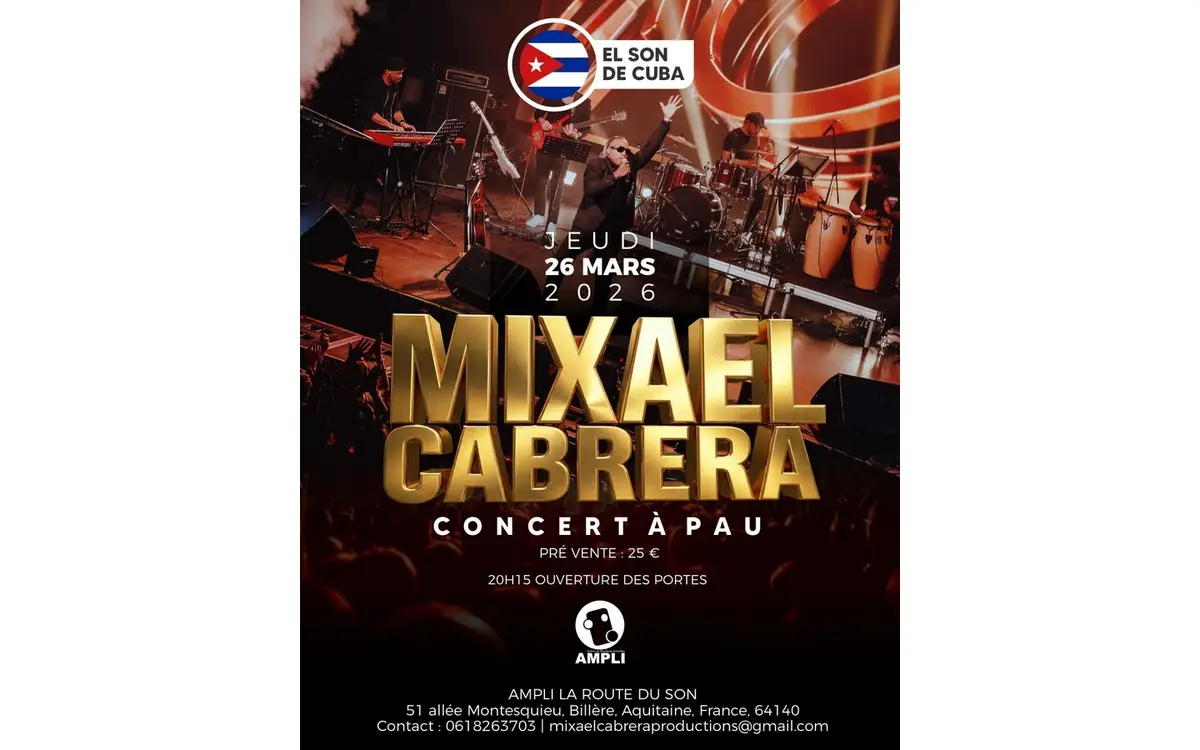 Concert Mixael Cabrera + stage de « Lady Style » par Yané Suena Cubano
