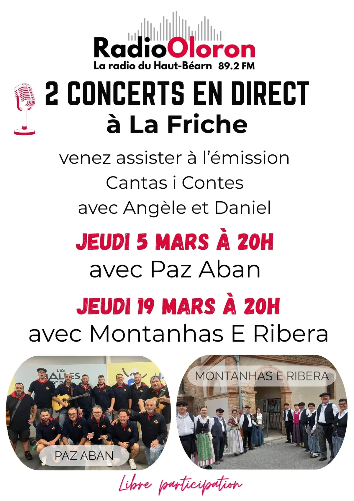 Concert Montanhas e Ribere