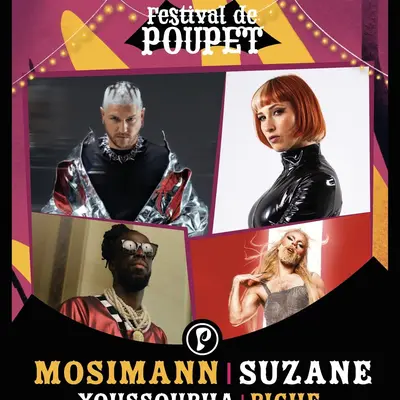 Festival de Poupet 2026 : Mosimann + Suzane + Youssoupha + Piche