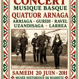 Concert musique basque : Quatuor Arnaga