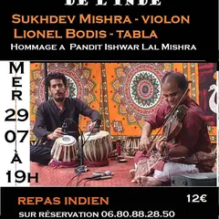 Concert- MUSIQUE CLASSIQUE DE L'INDE