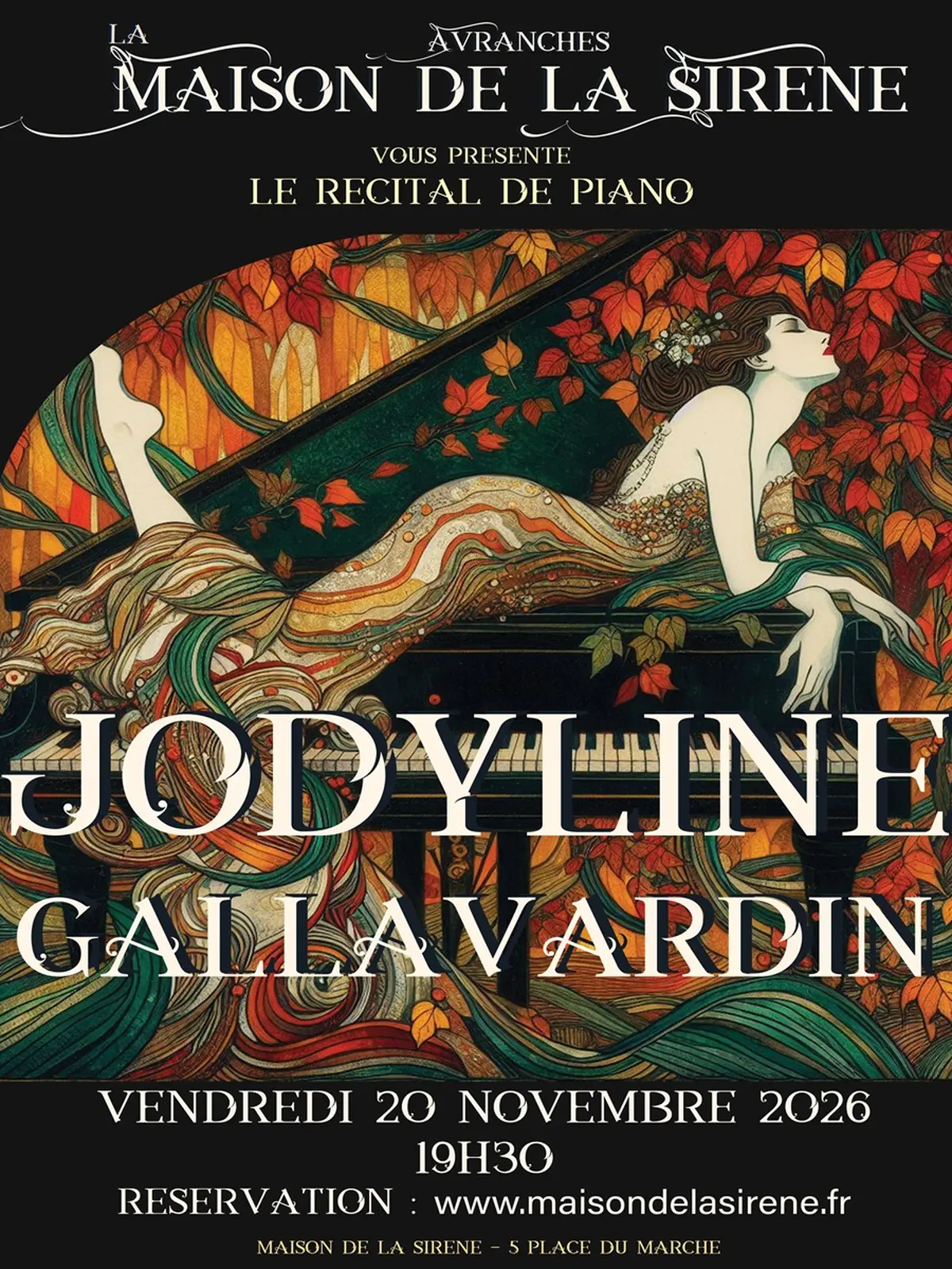 Concert musique classique > Jodyline Gallavardin - Sirènes