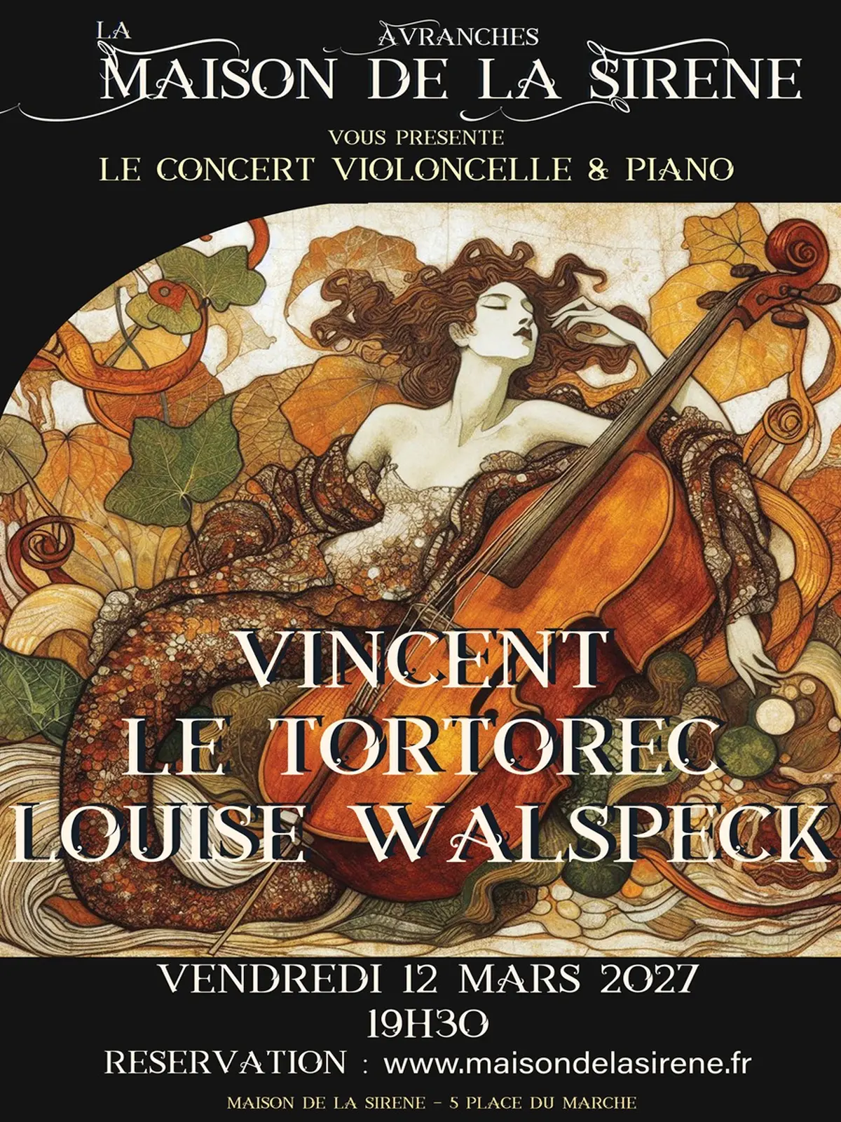 Concert - musique classique - Vincent Le Tortorec et Hélène Fouquart - In femina veritas