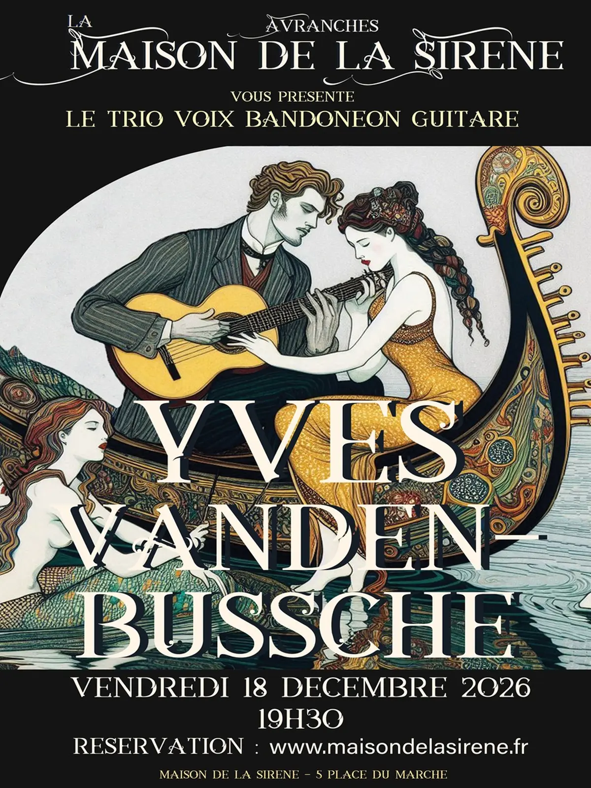 Concert musique classique >Yves Vandenbussche et Cie - Séville, Tango, Venise