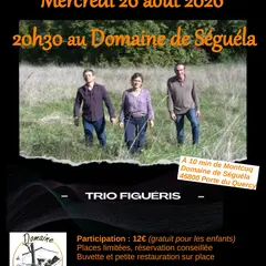 Concert Musique du Monde avec le trio Figueris