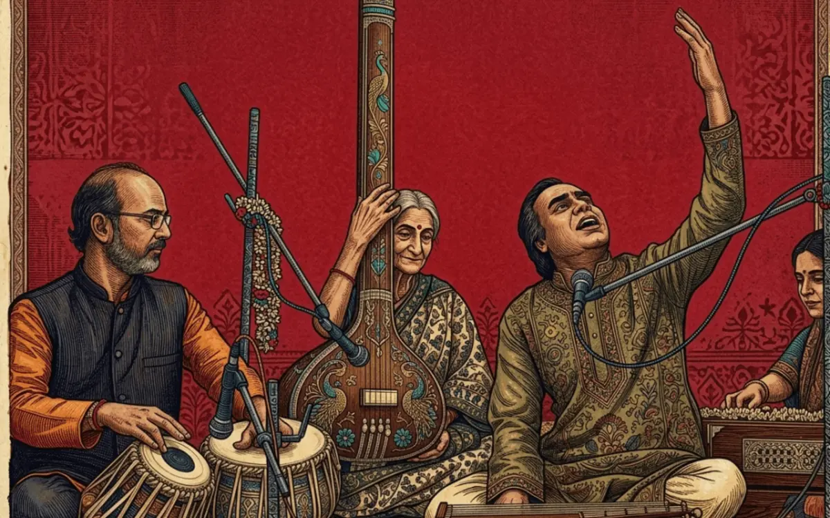 Concert de musique traditionnelle indienne