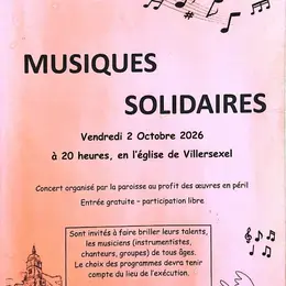 Concert musiques solidaires