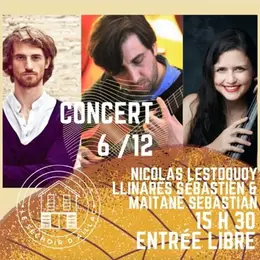Concert - Nicolas Lestoquoy, Sébastien Llinares, Maitane Seb [Séchoir d'Aillac]