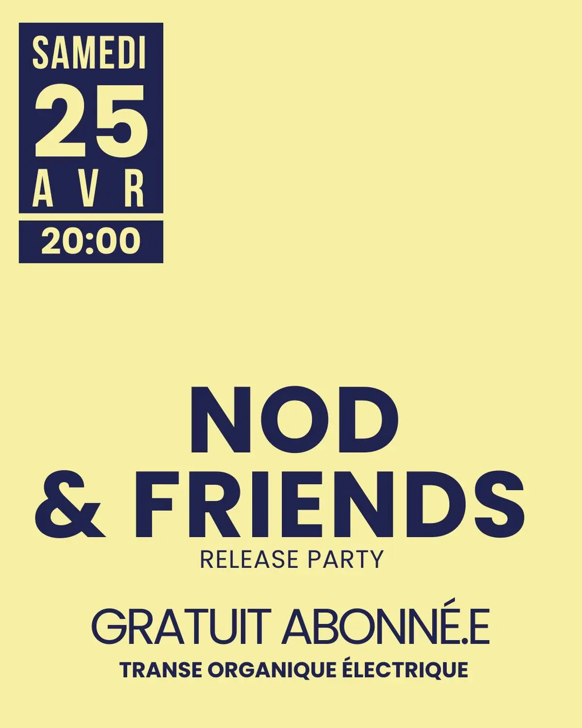 Concert Nod & Friends au Camji à Niort