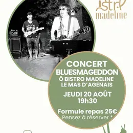 Concert Ô Bistro Madeline - Bluesmageddon