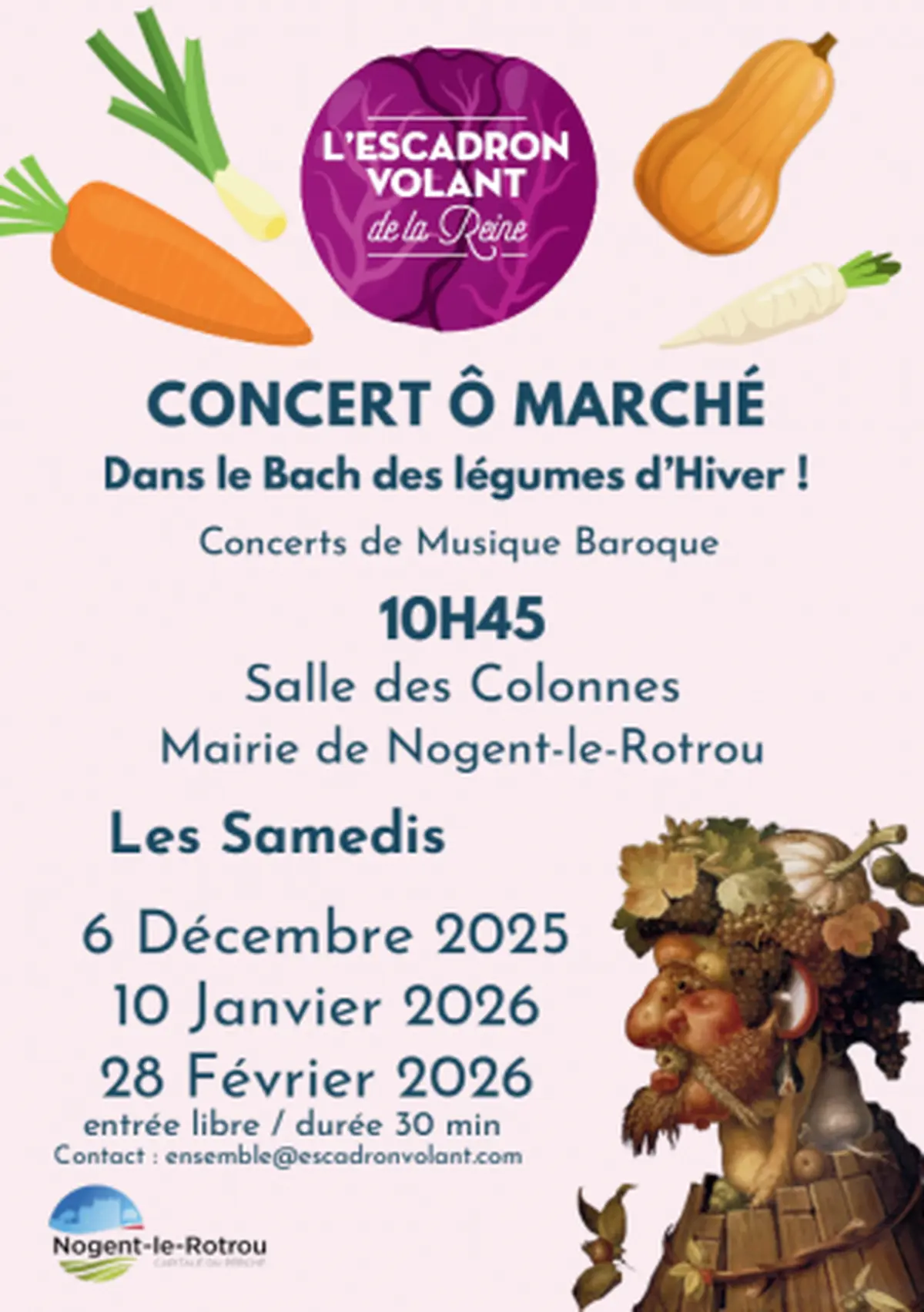 Concert Ô marché -- janvier 2026