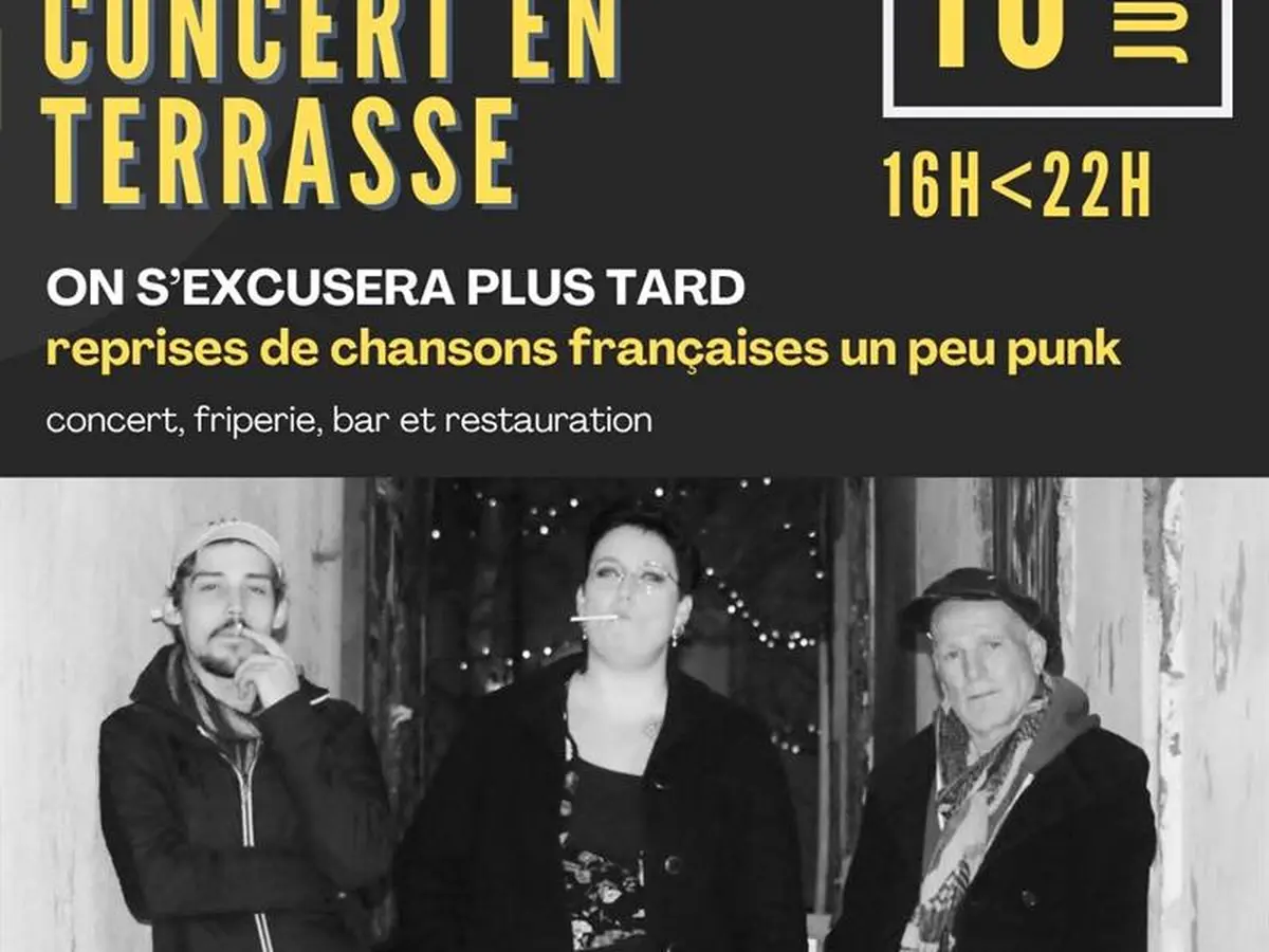 Concert - On s'excusera plus tard - L'Atelier