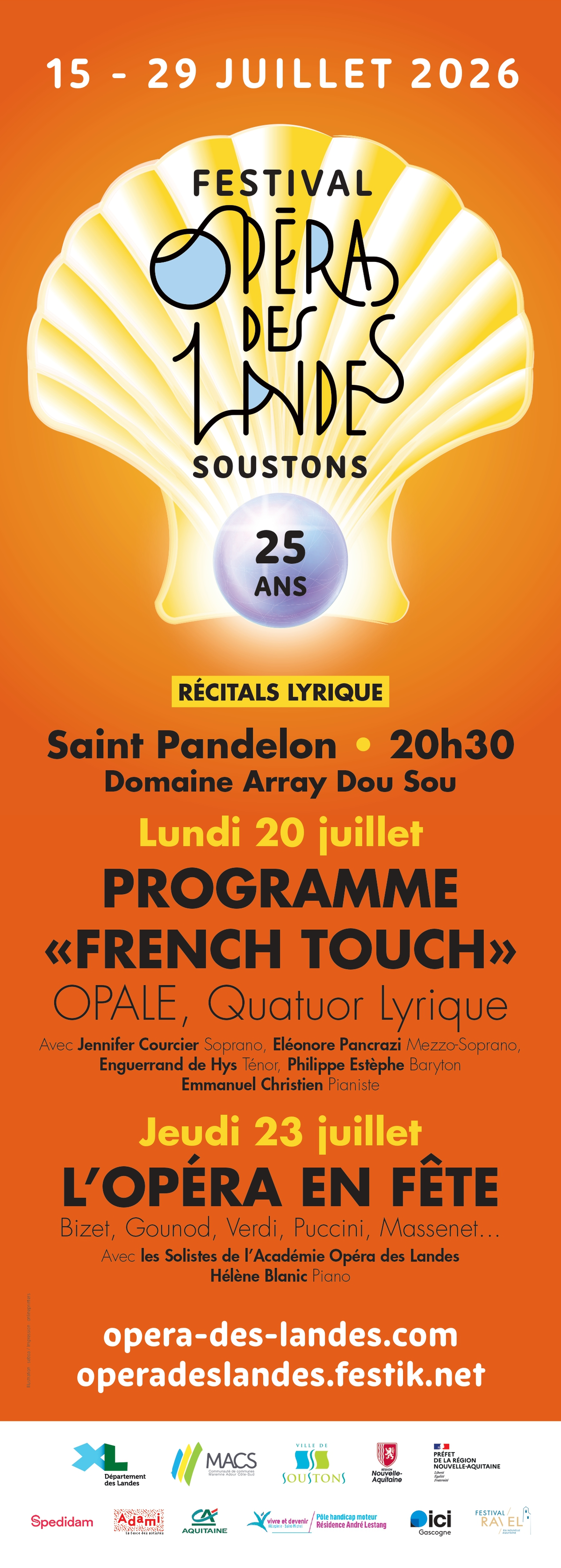 Concert Opéra des Landes : L'opéra en fête