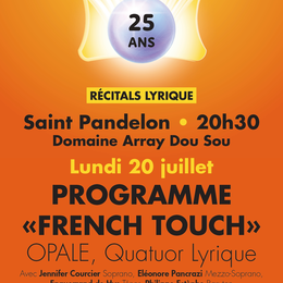 Concert Opéra des Landes : Programme French Touch
