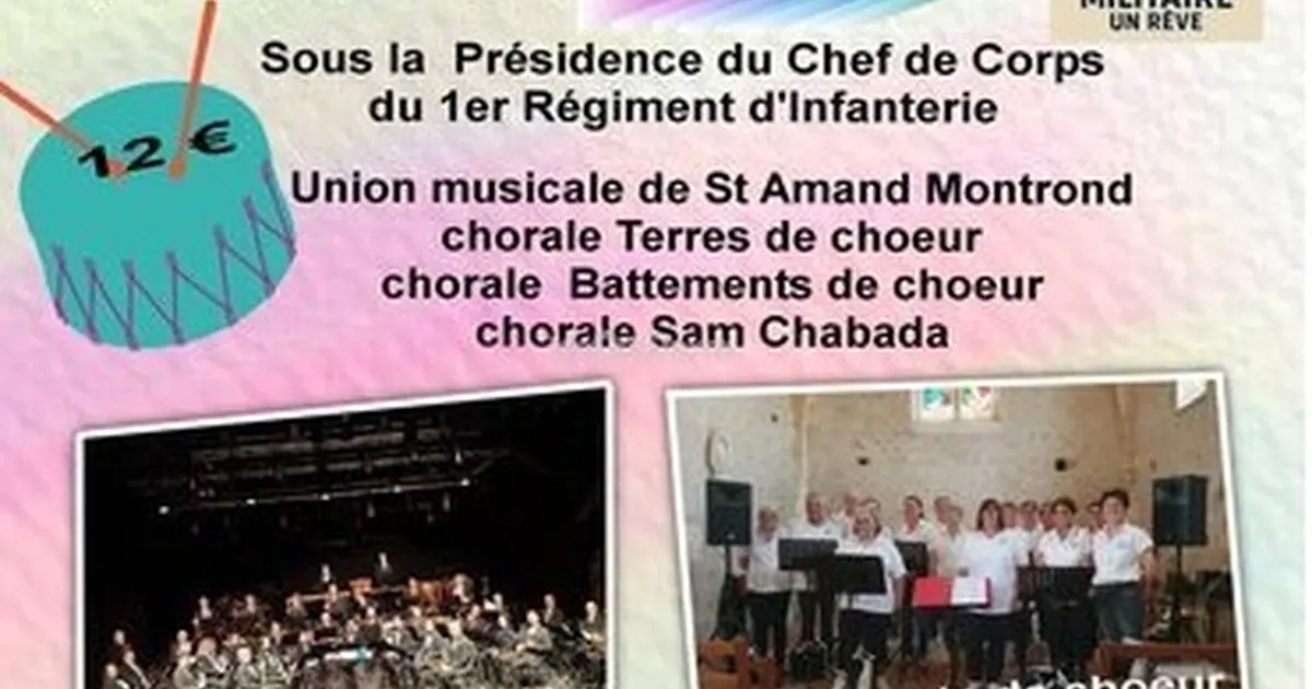 Concert organisé par le 1er R.I.