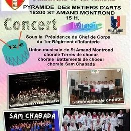 Concert organisé par le 1er R.I.