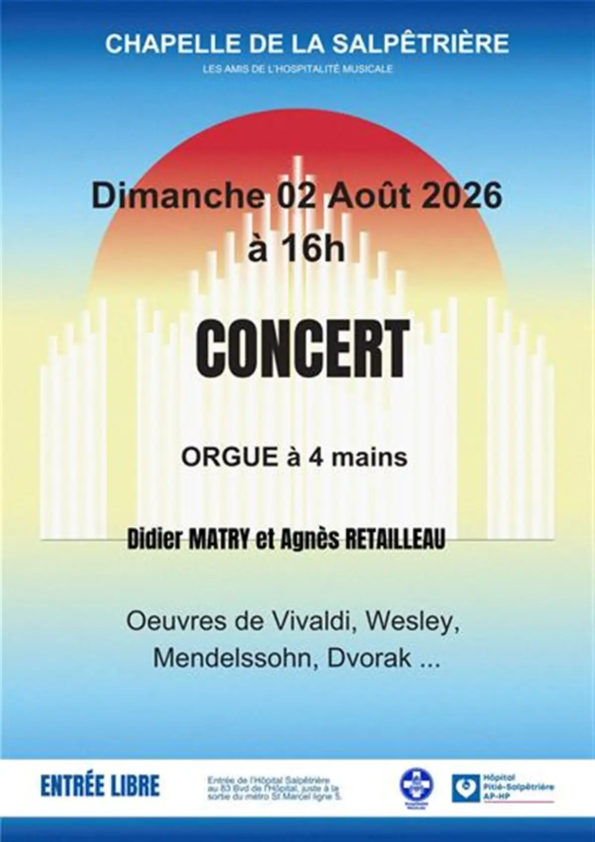 Concert orgue à 4 mains