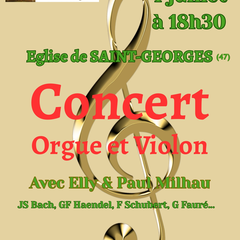 Concert Orgue et Violon