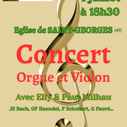 Concert Orgue et Violon