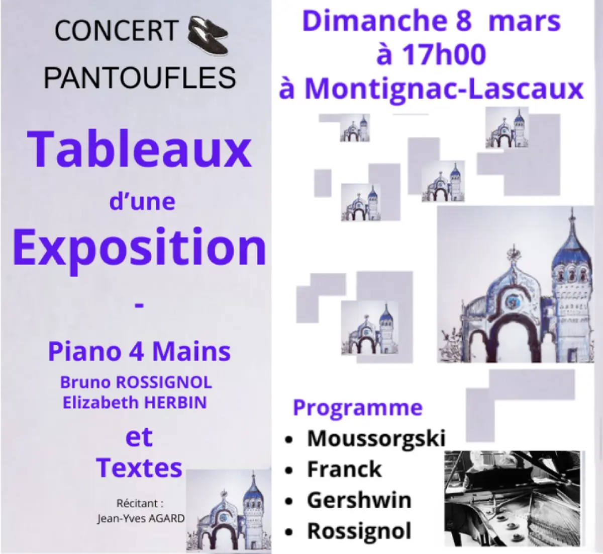 Concert pantoufles