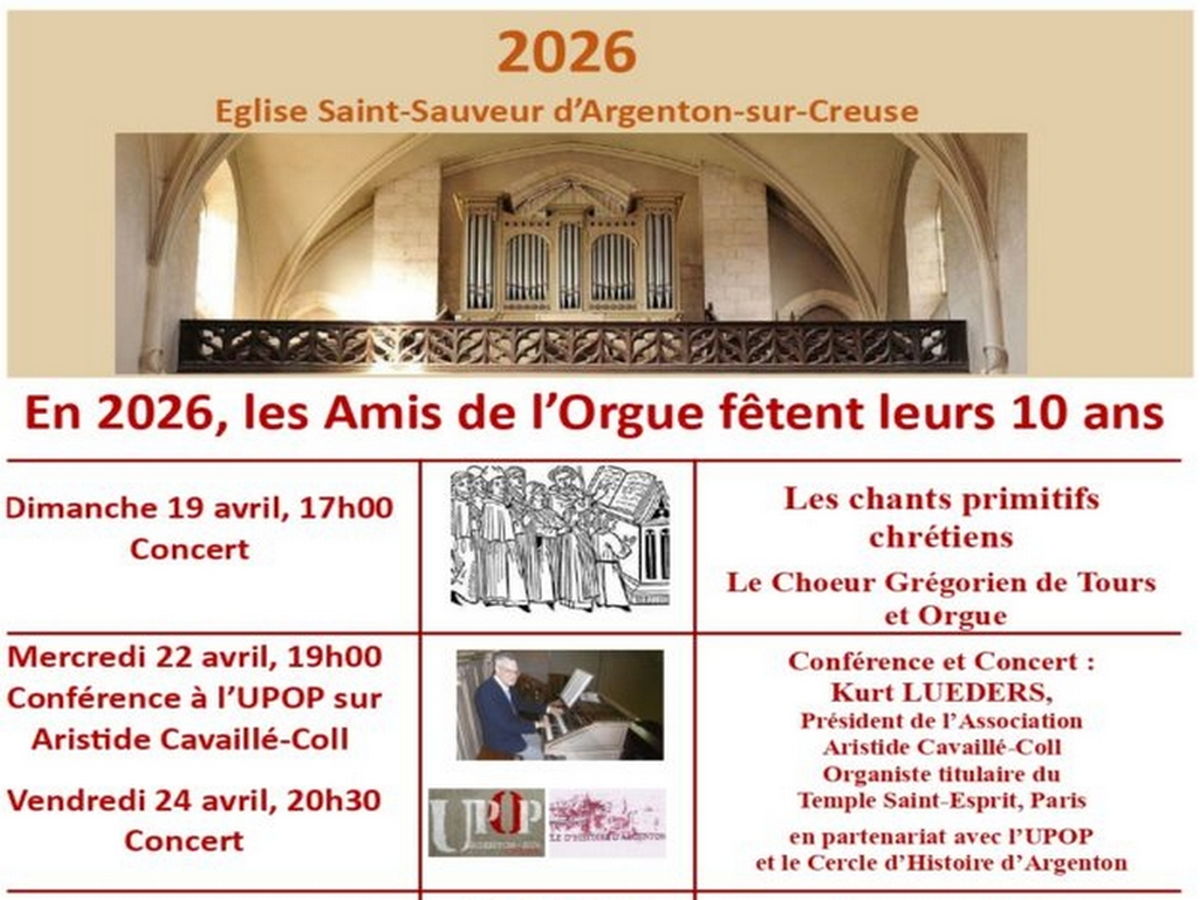 Concert par le Choeur Grégorien de Tours et Orgue