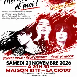 Concert parlé, récit chantant, stand-up : « Barbara, Maria, Chrissie et moi ! »