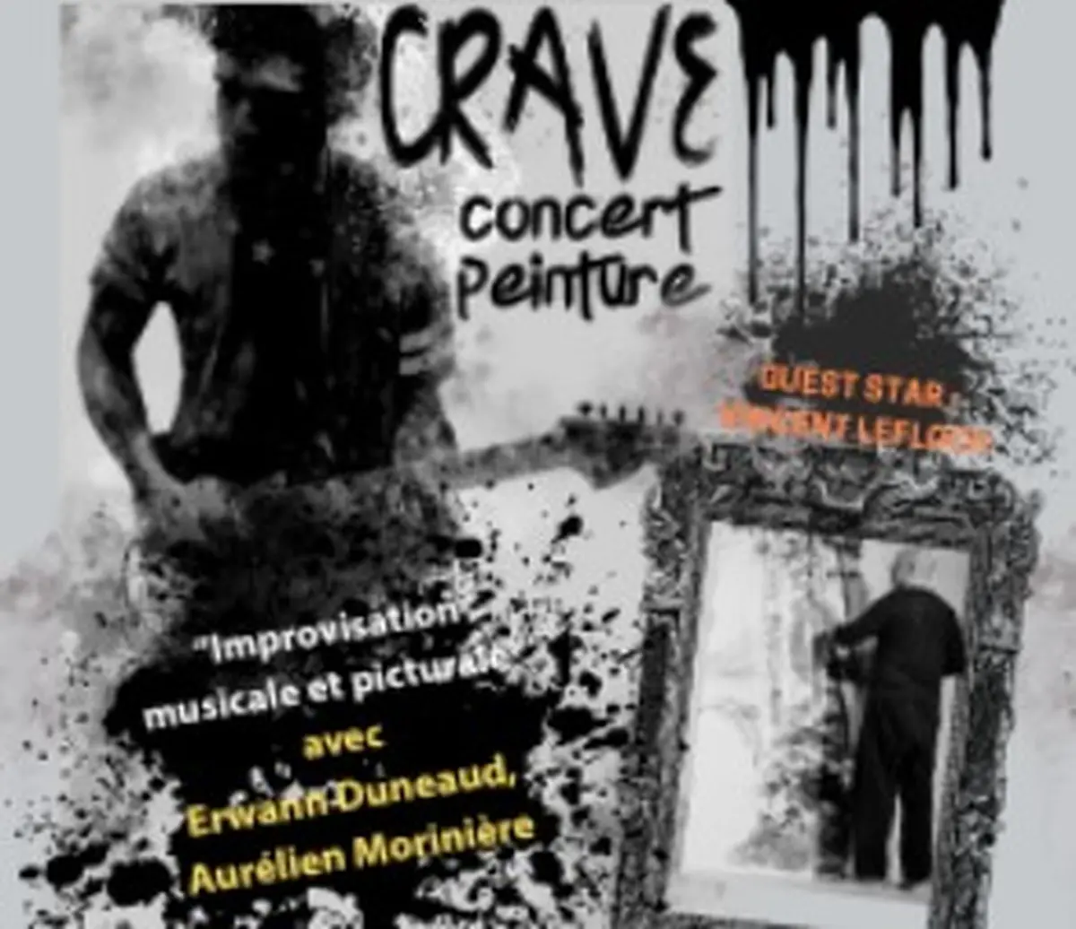 Concert - peinture avec Crave à l'Escalier