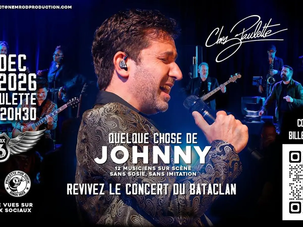Concert - Phoenix 66 les disciples de Johnny - Chez Paulette