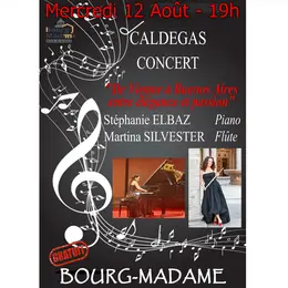 Concert Piano/flûte: De Vienne à Buenos Aires Entre élégance Et Passion Caldegas