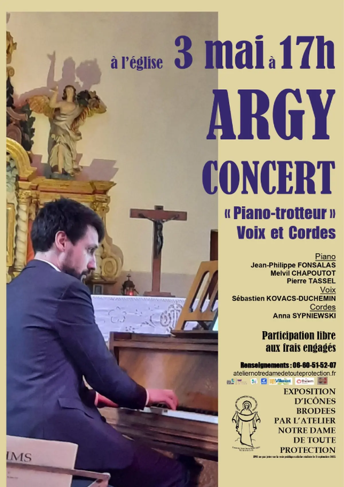 Concert Piano-trotteur Voix et Cordes