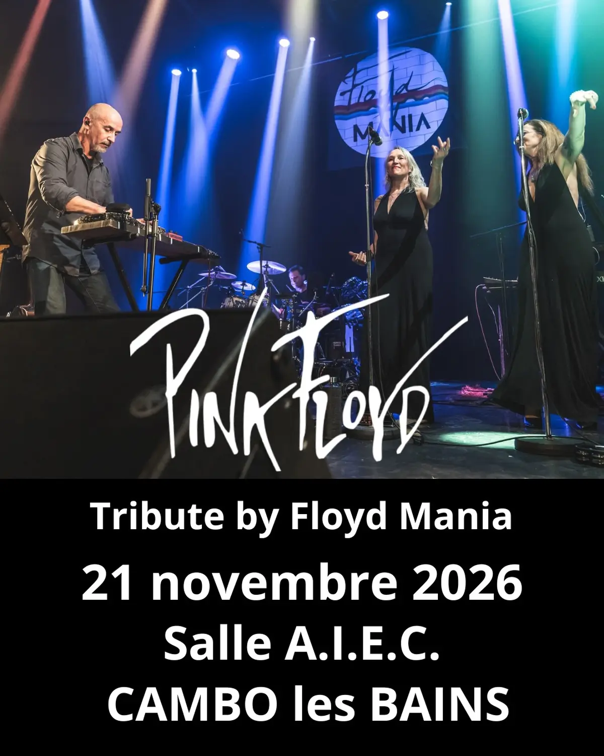 Concert Pink Floyd mené par le tribute band Floyd Mania