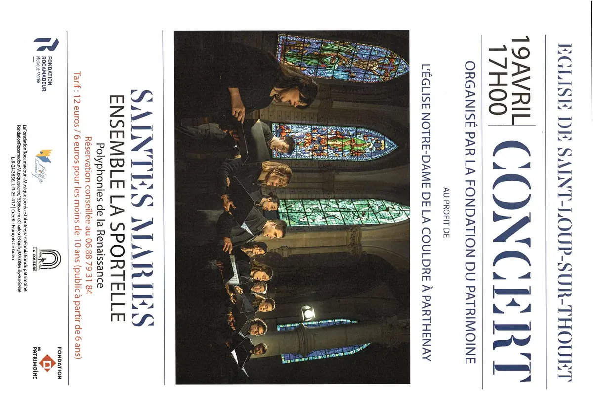Concert : polyphonies de la Renaissance