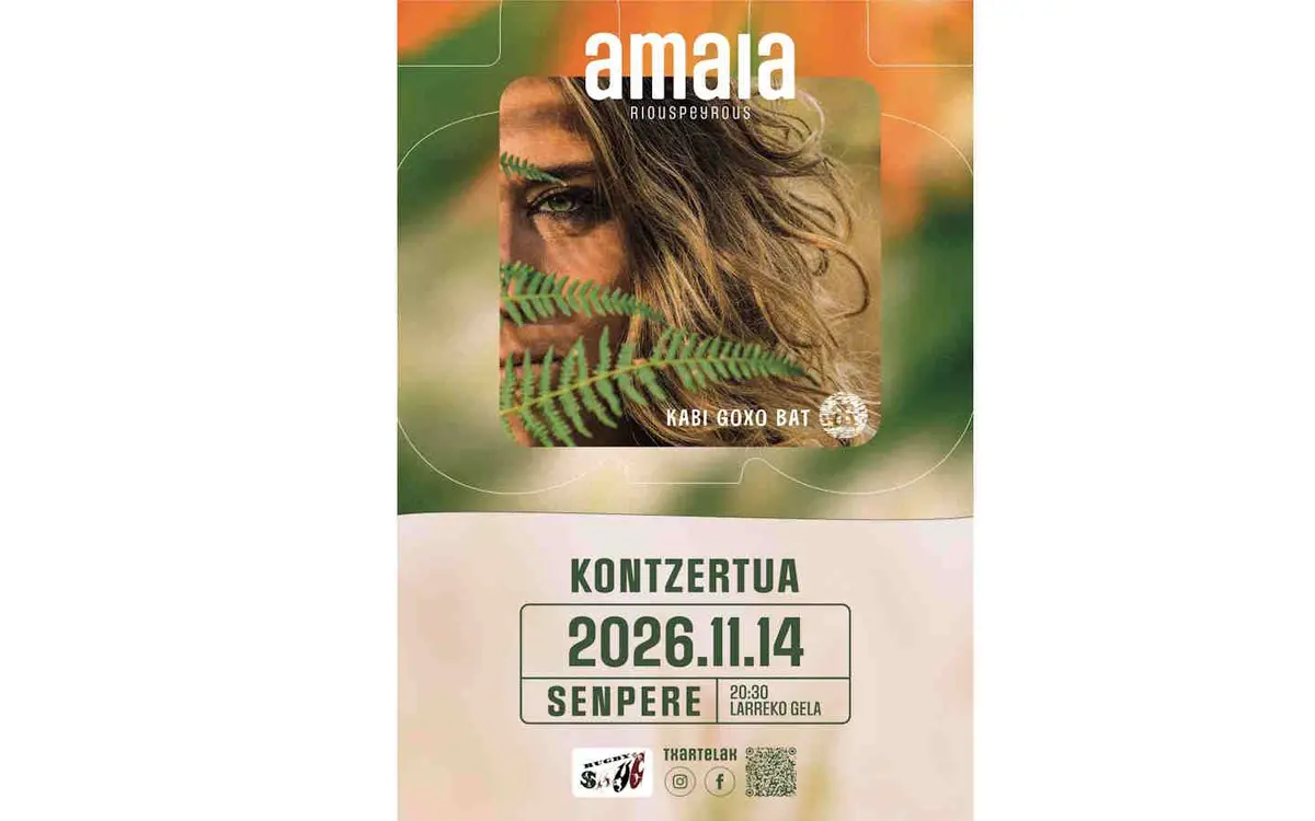 Concert pop folk d'Amaia Riouspeyrous