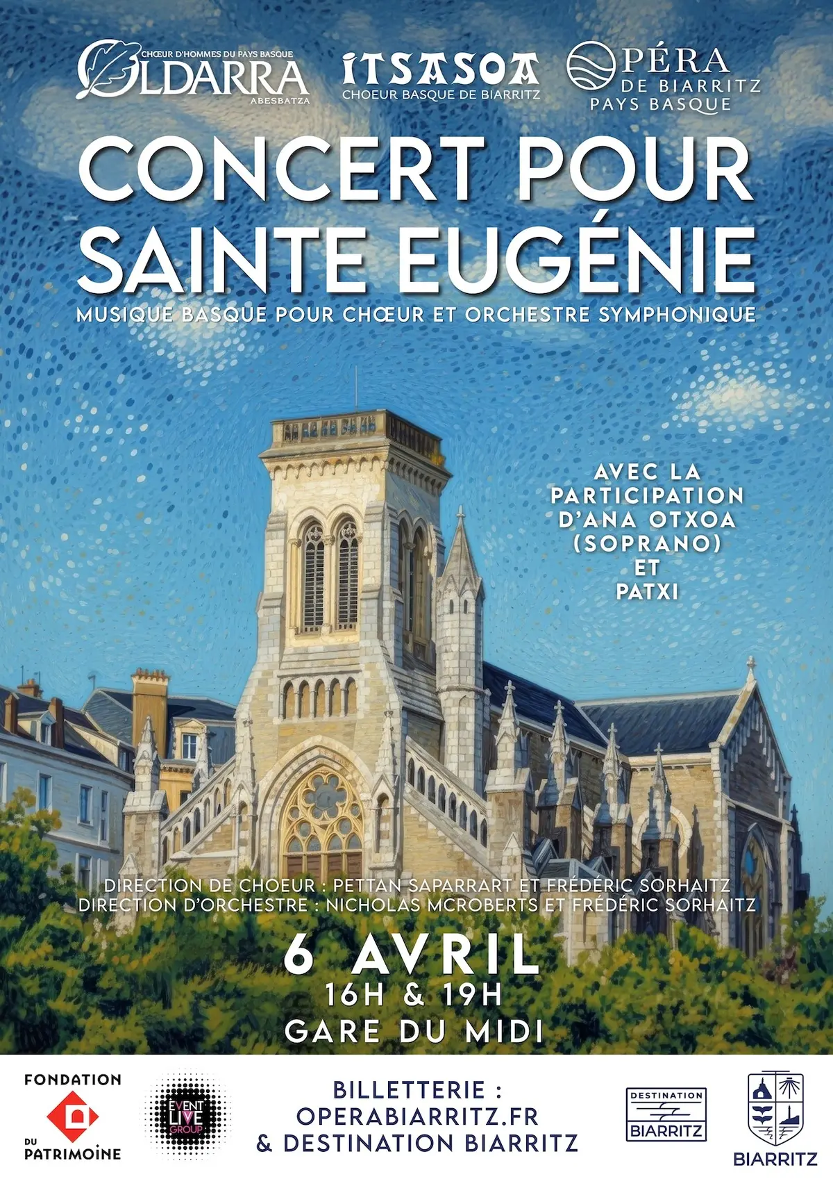 Concert pour Sainte Eugénie - 16h