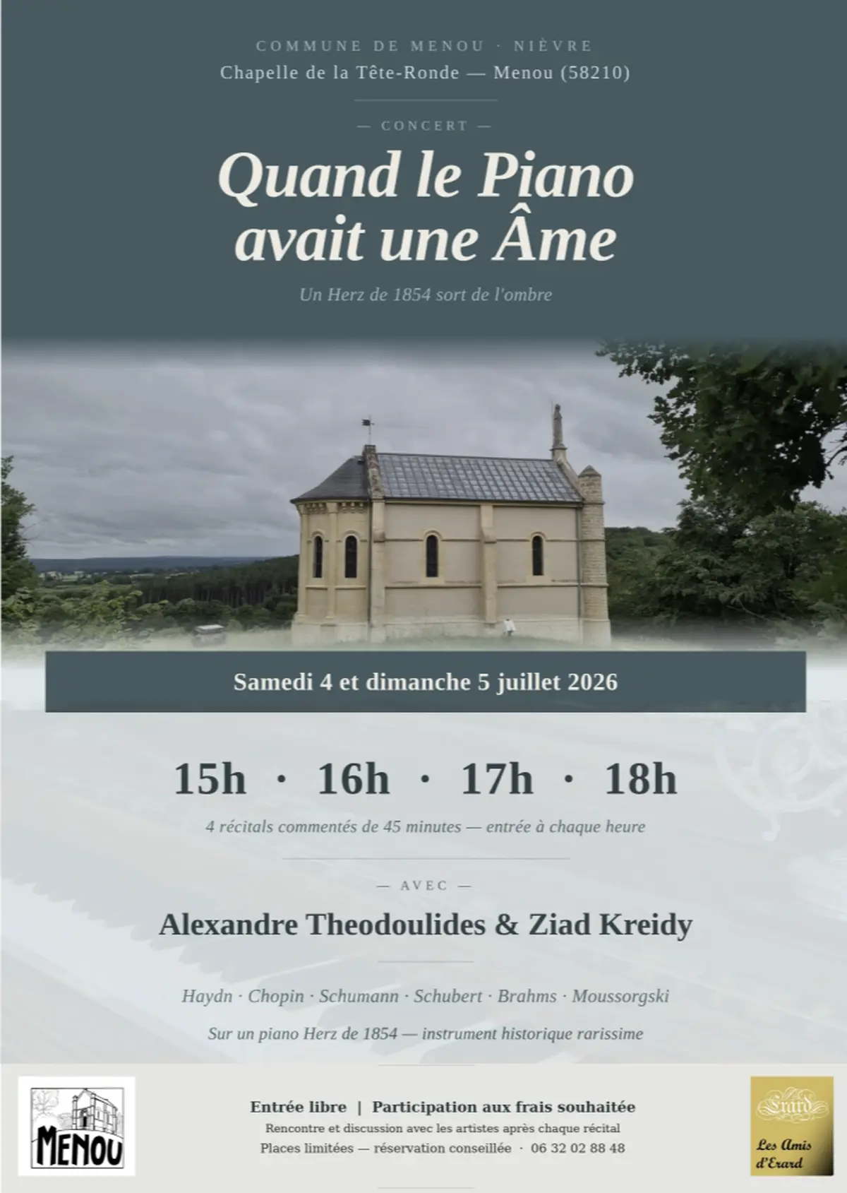 Concert : Quand le piano avait une âme - Un Herz de 1854 sort de l'ombre