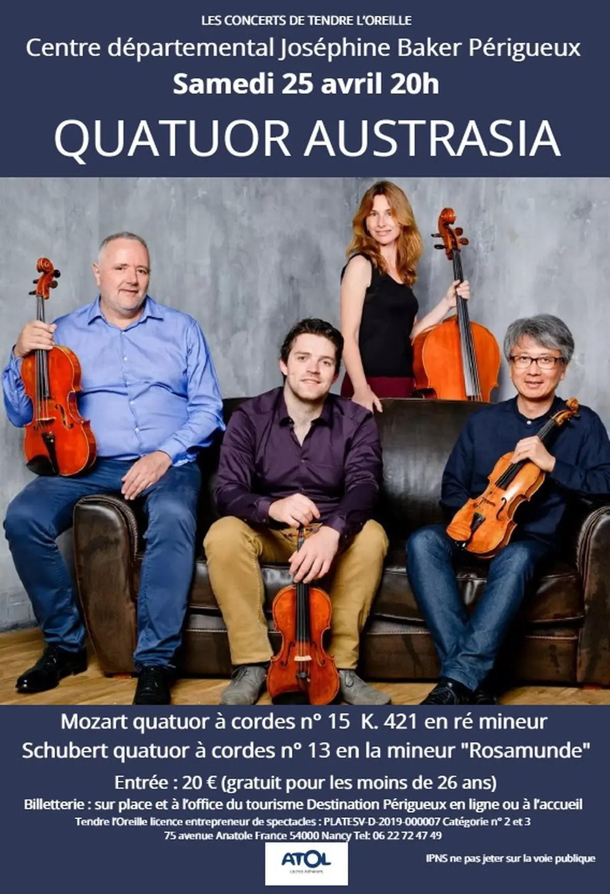 Concert Quatuor Austrasia