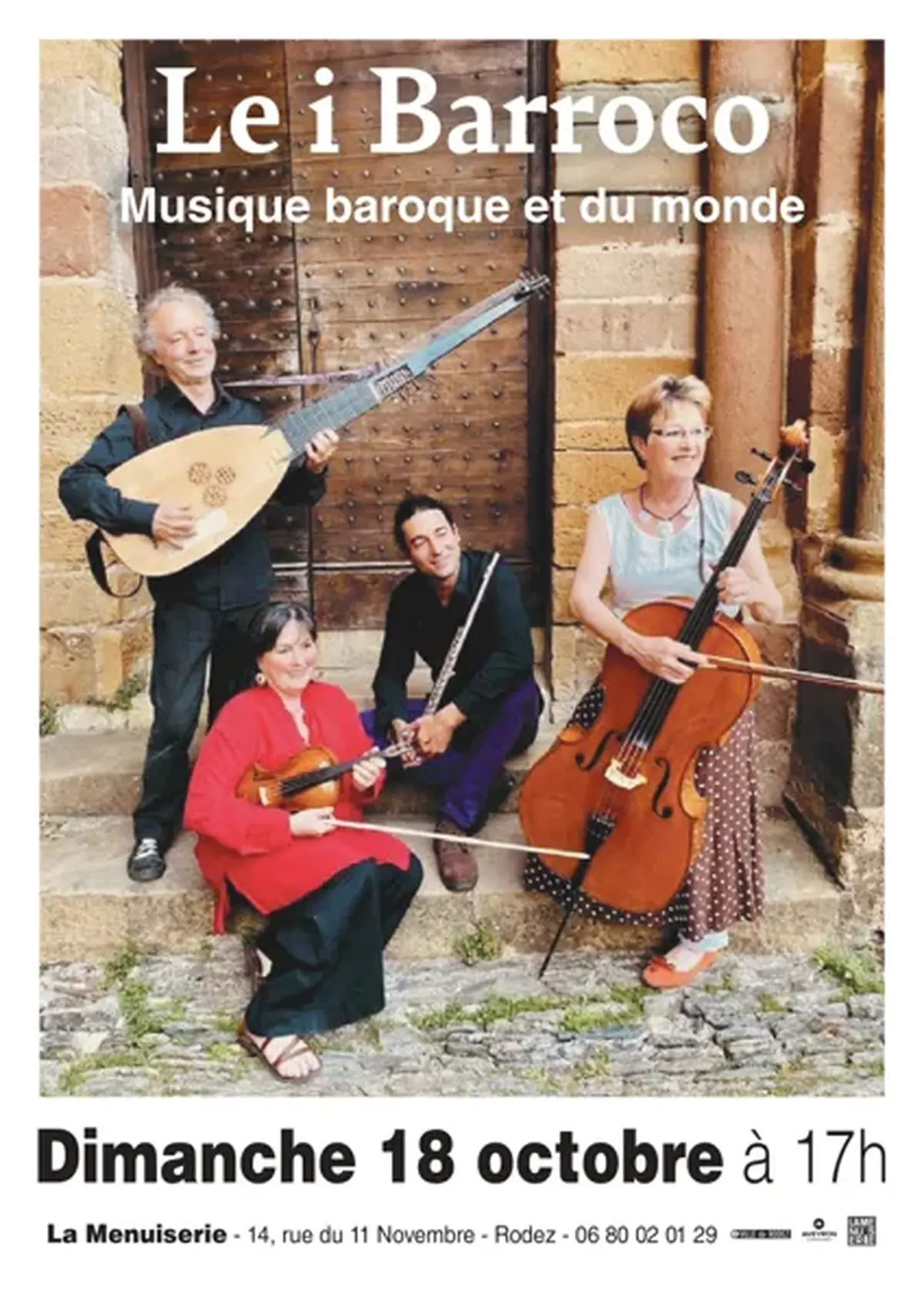 Concert Quatuor Baroque - La Menuiserie