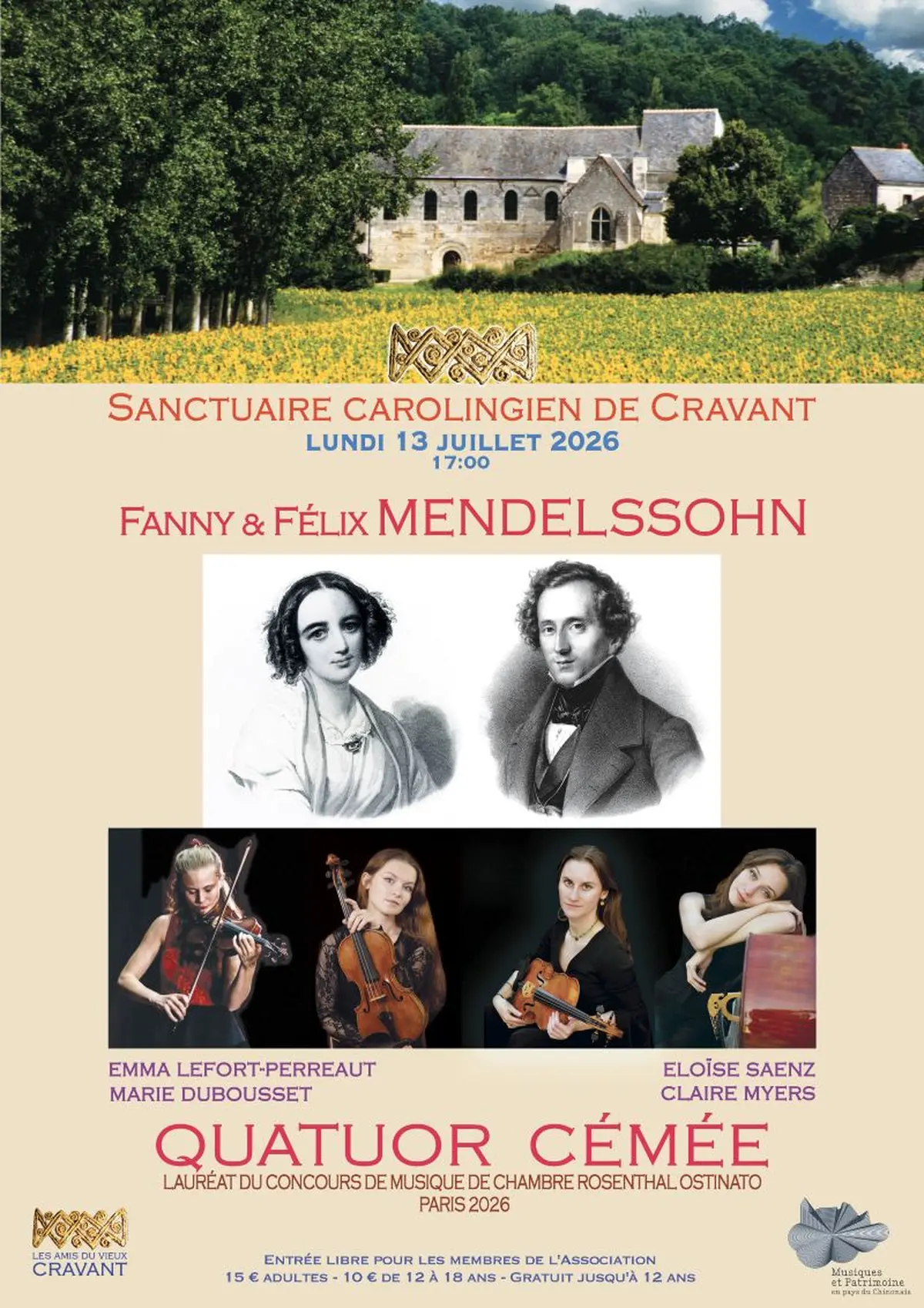 Concert : Quatuor Cémée