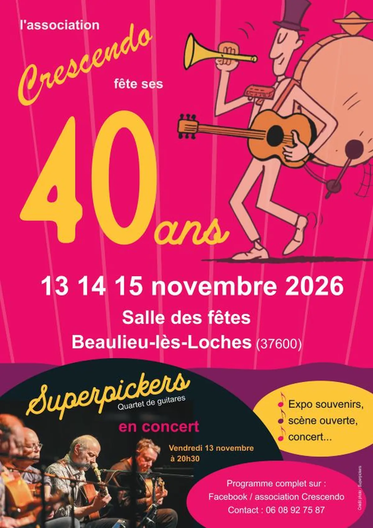 Concert Quatuor Les superpickers