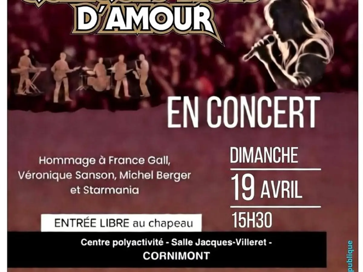 Concert - Quelques mots d'amour