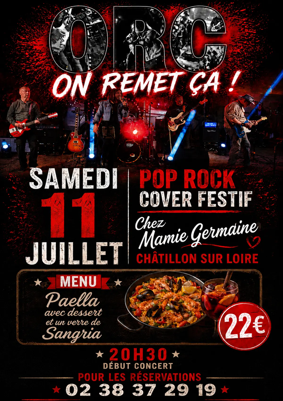 Concert-repas avec le groupe On remet ça !