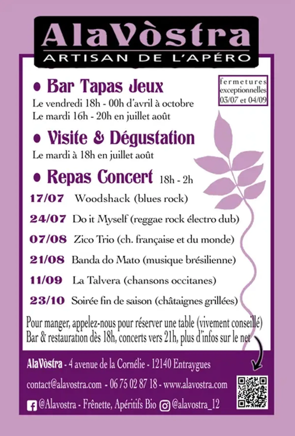 Concert repas Do it Myself